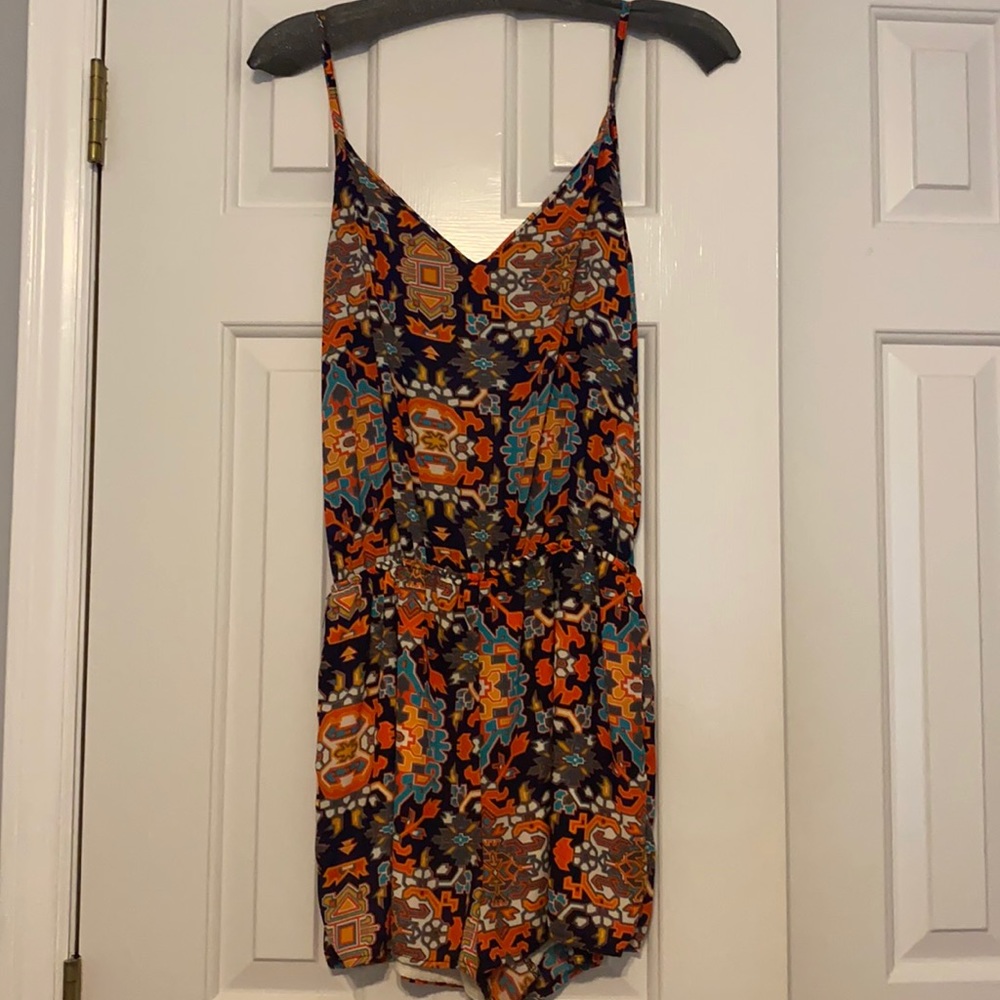 Open back romper
